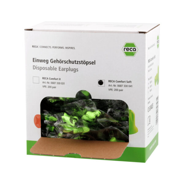 RECA Comfort minkšti ausų kištukai (200 vnt.) - Image 6