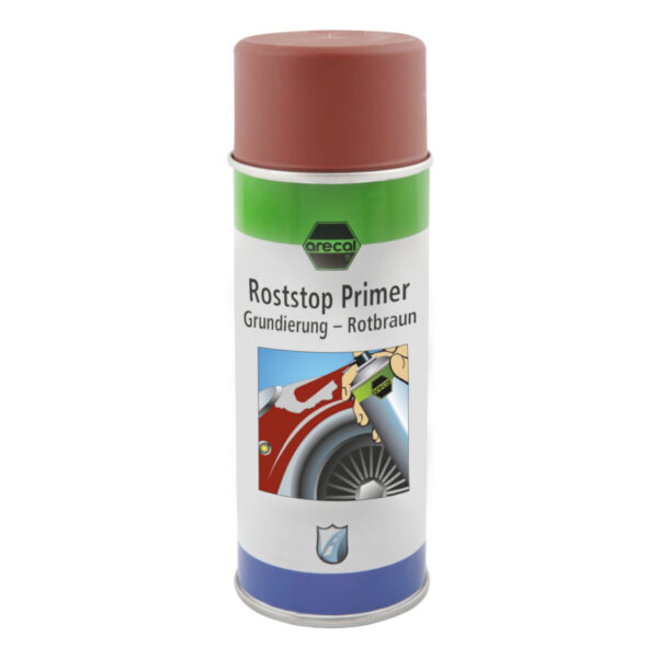 Arecal Ruststop Primer gruntas, raudonai rudas