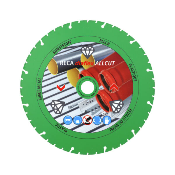 Deimantinis pjovimo diskas „Diaflex All-Cut“ 76–350mm